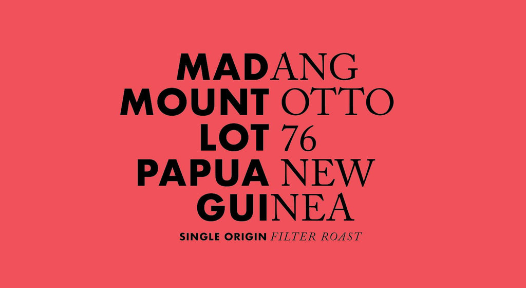 * New Coffee Release* Madang Mount Otto- Papua New Guinea